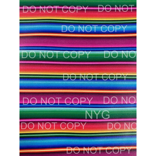 Serape Sheet #3 Sublimation transfers - 13 x 9 inches - Heat