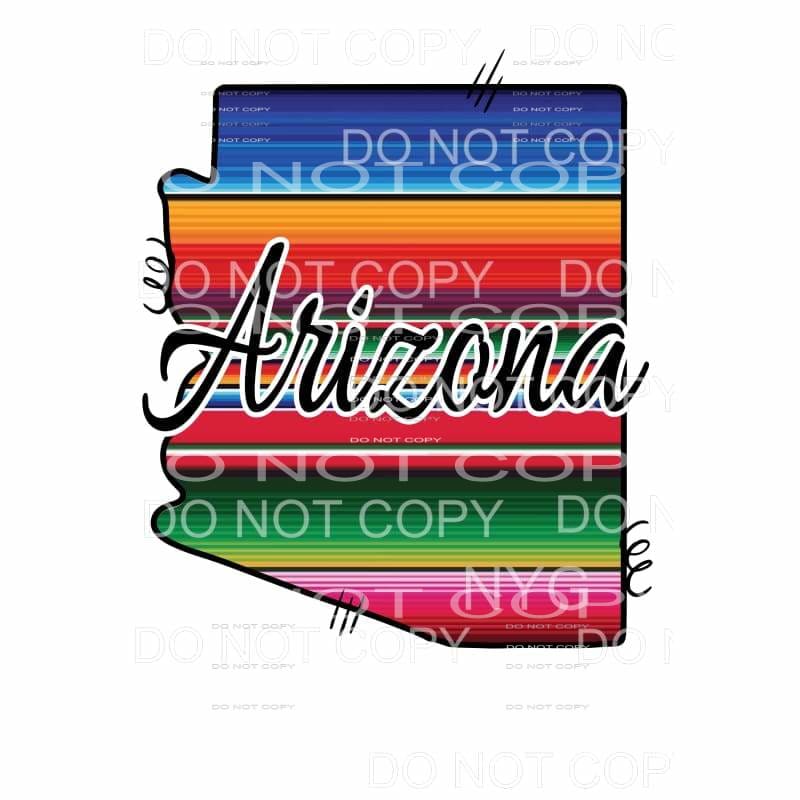 Serape STATES All states in drop down menu sublimation 