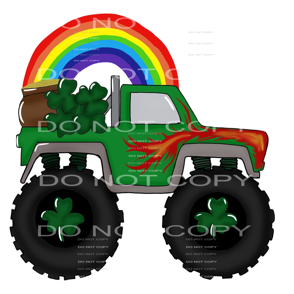 shamrock truck #4439 Sublimation transfers - Heat Transfer