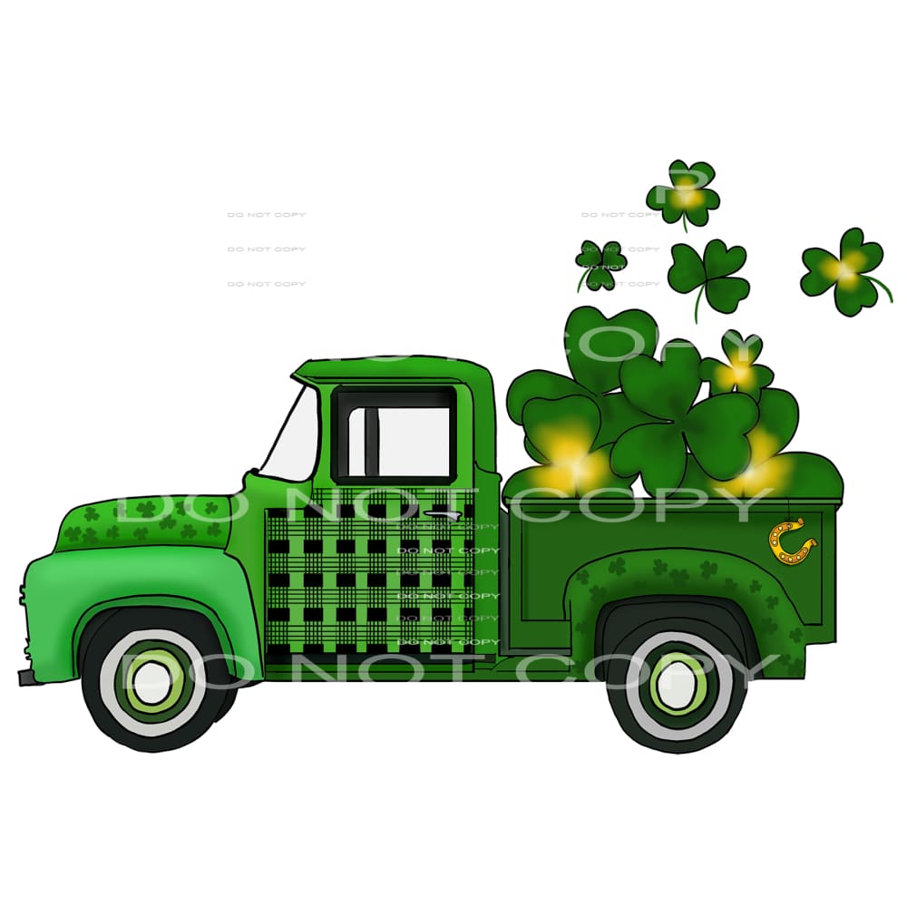 shamrock truck #4440 Sublimation transfers - Heat Transfer