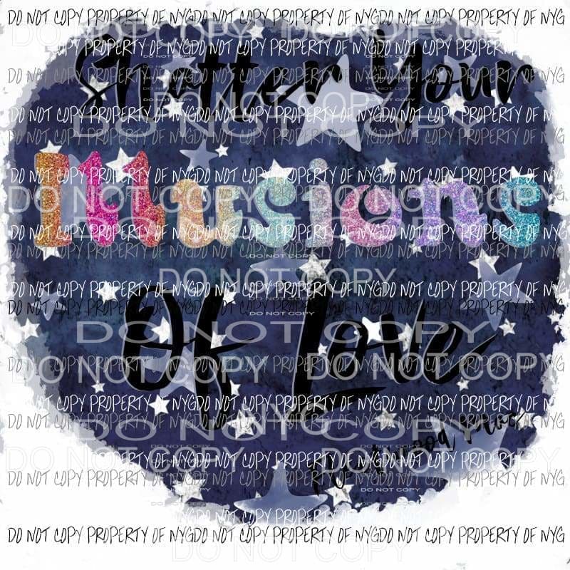 Shatter You Illusions Of Love #2 Fleetwood Mac stars Sublimation transfers Heat Transfer