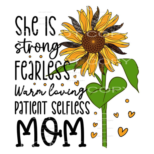 She is Mom #5106 Sublimation transfers - Heat Transfer
