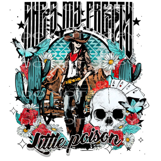 She my pretty little poison # 194 Sublimation transfers -