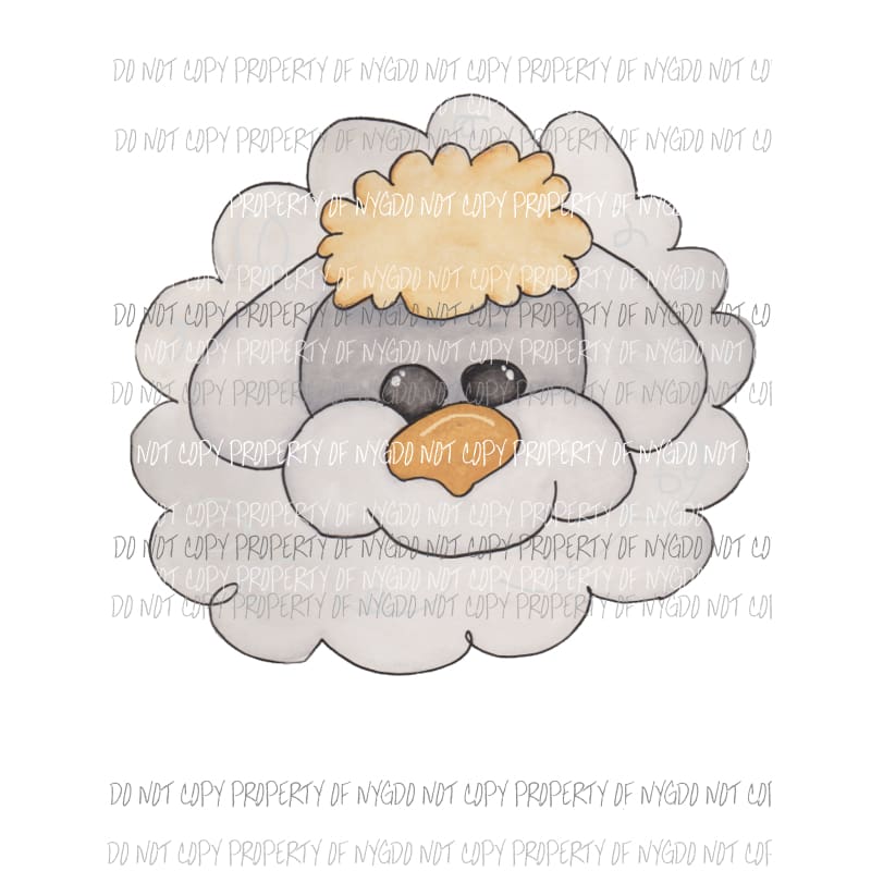 Sheep face Sublimation transfers Heat Transfer