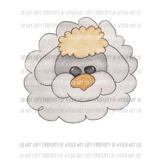 Sheep face Sublimation transfers Heat Transfer