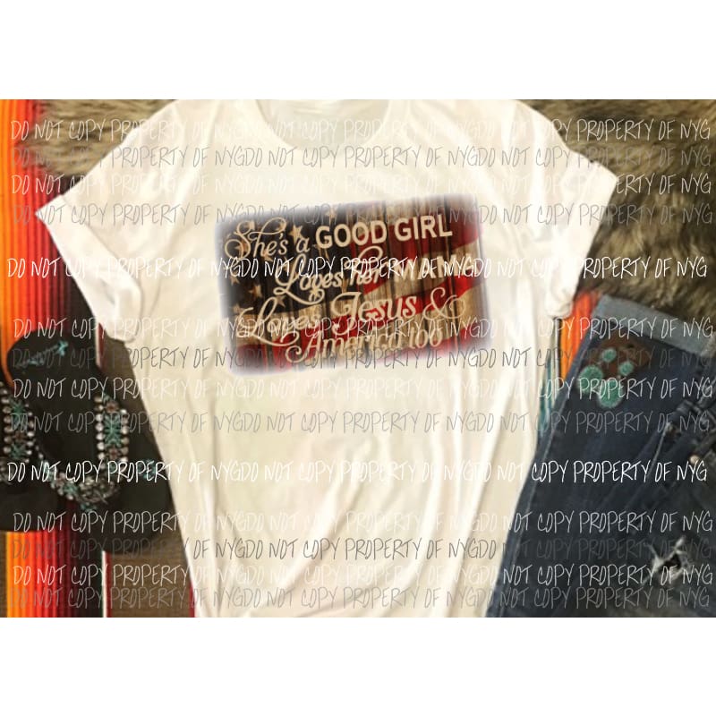 Shes a good girl loves her mama Sublimation transfers Heat Transfer