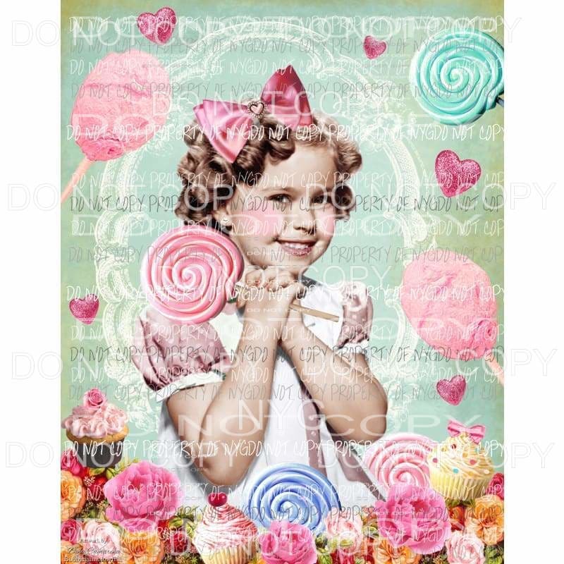 Shirley temple sublimation transfer Heat Transfer