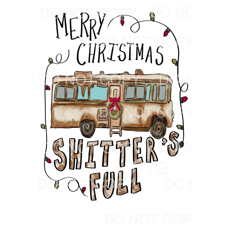 shitters full Christmas vacation Clark # 651 Sublimation 