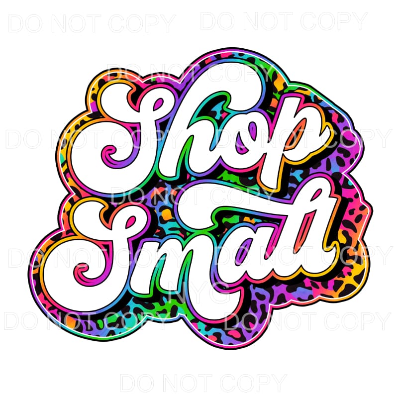 Shop Small Rainbow Leopard #1284 Sublimation transfers - 