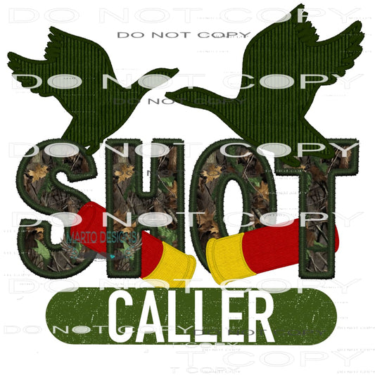 Shot Caller #7499 Sublimation transfers - Heat Transfer