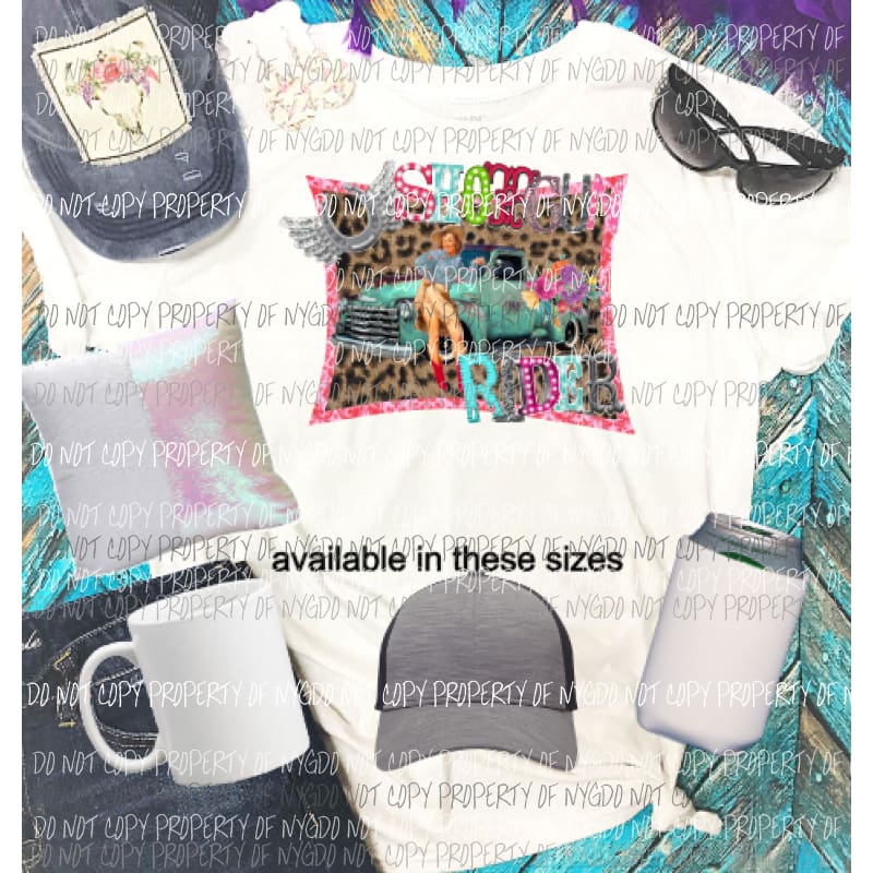 shotgun rider Sublimation transfers Heat Transfer