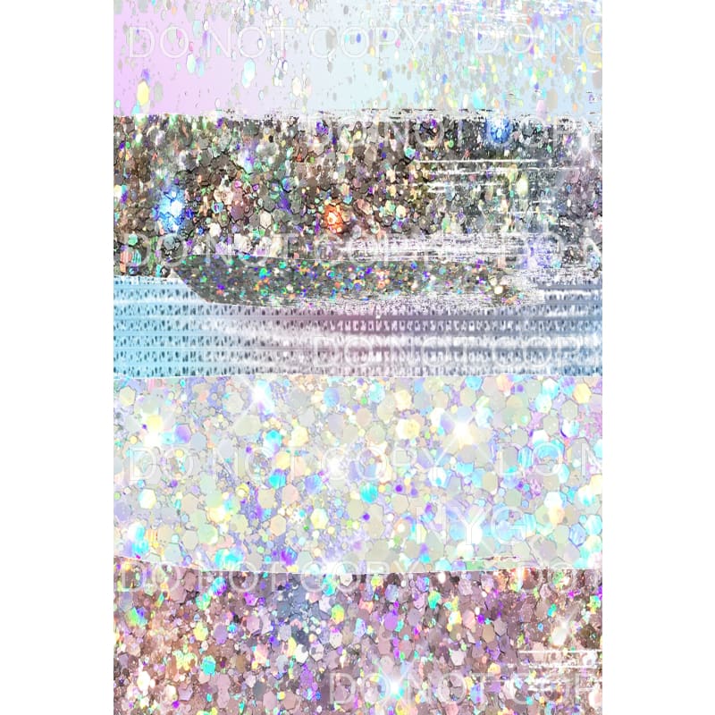 Silver Glitter Sheet Sublimation transfers - Heat Transfer