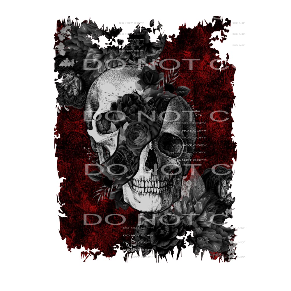 skull #4713 Sublimation transfers - Heat Transfer