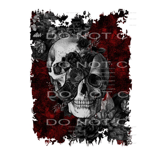 skull #4713 Sublimation transfers - Heat Transfer
