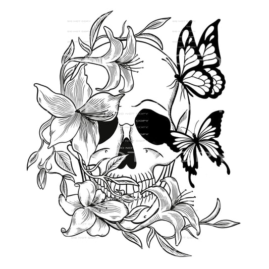 skull #6445 Sublimation transfers - Heat Transfer