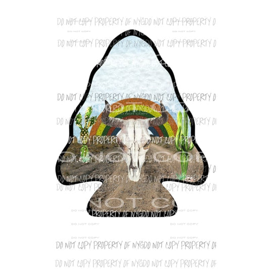 Skull Arrowhead Sublimation transfers Heat Transfer