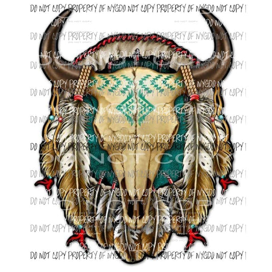 Skull Dream Catcher Sublimation transfers Heat Transfer