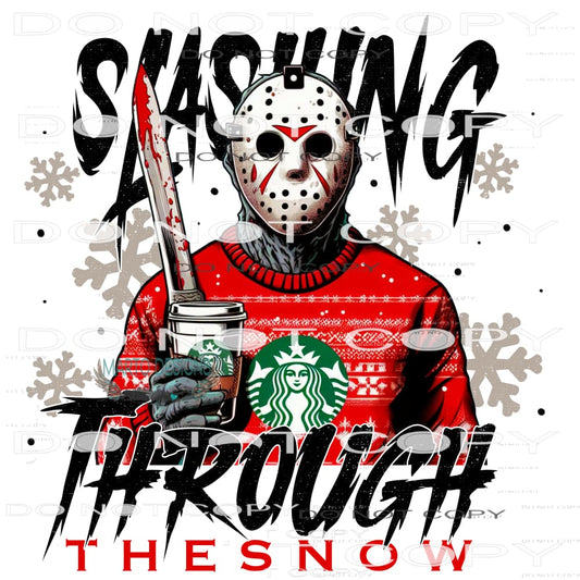 Slashing Through The Snow #8826 Sublimation transfers - Heat