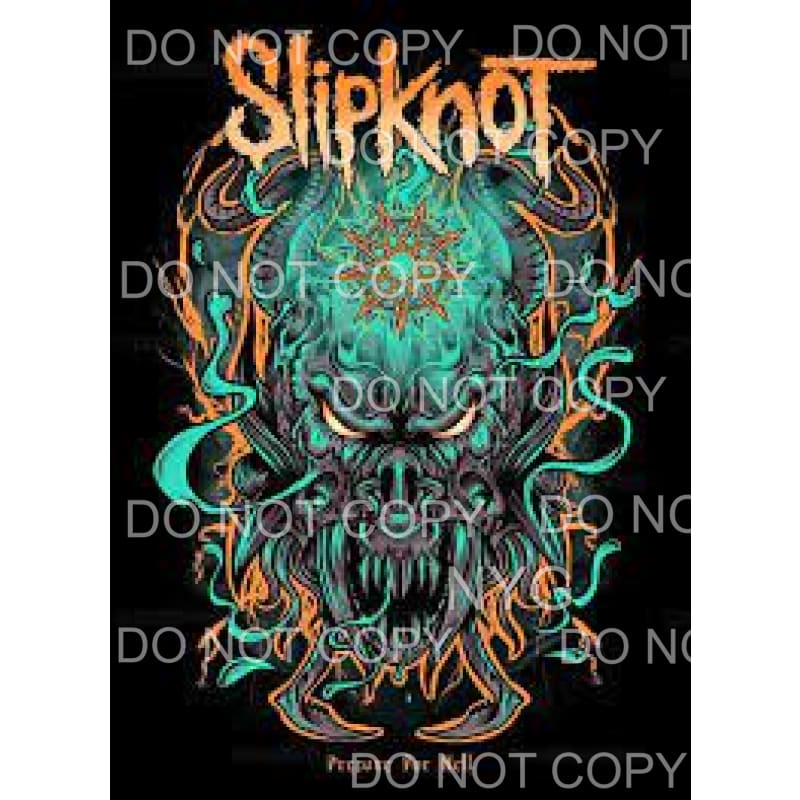 Slipknot #2 Sublimation transfers - Heat Transfer