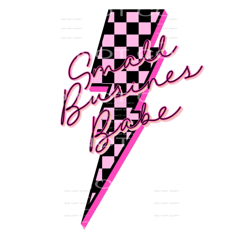 Small Business Babe #4161 Sublimation transfers - Heat