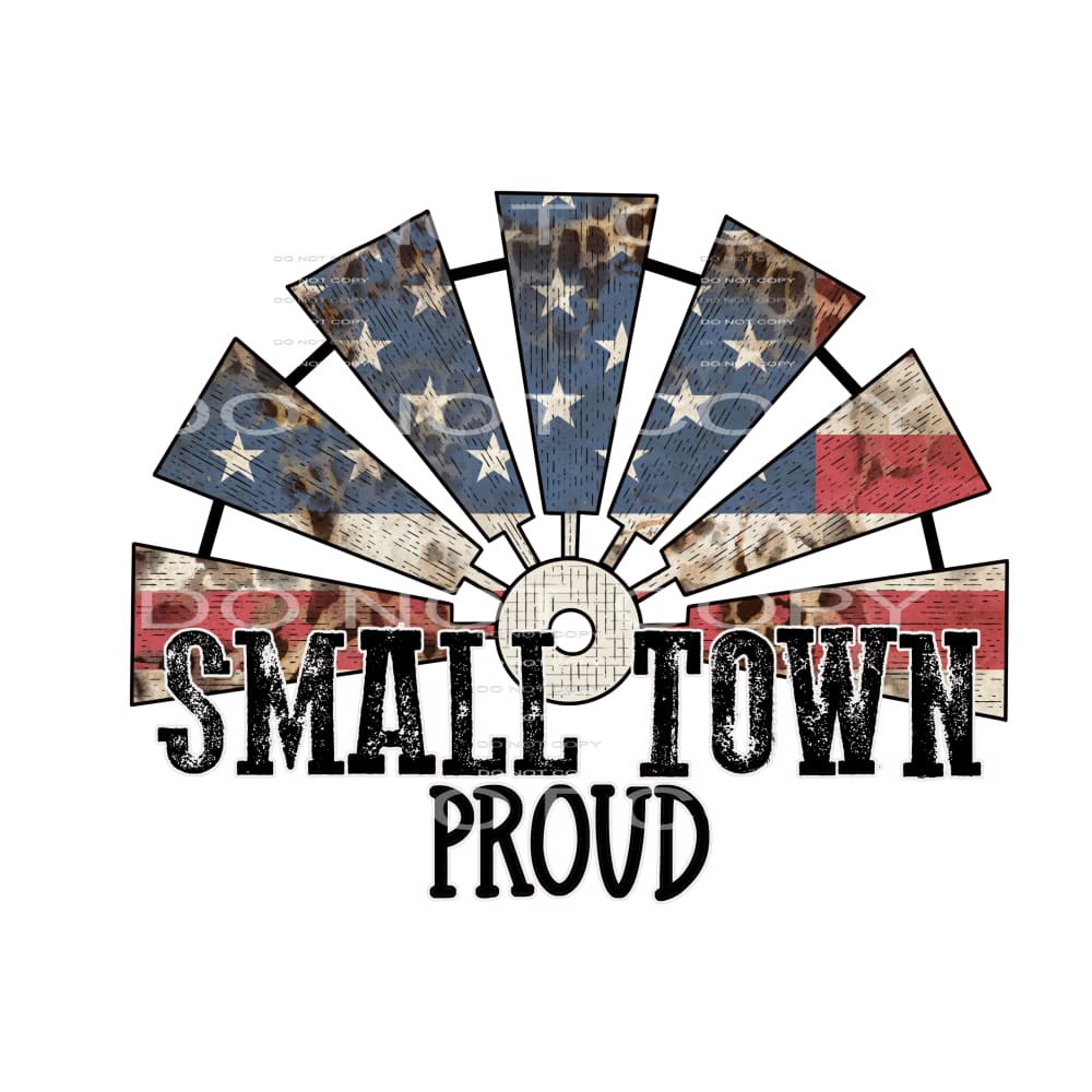 small town #4117 Sublimation transfers - Heat Transfer