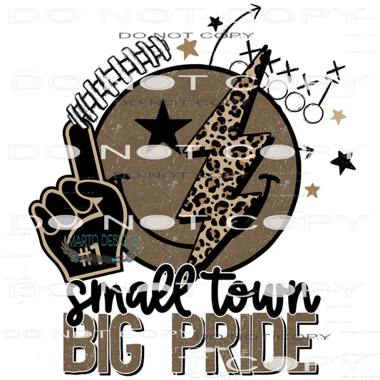 Small Town Big Pride #6103 Sublimation transfers - Heat