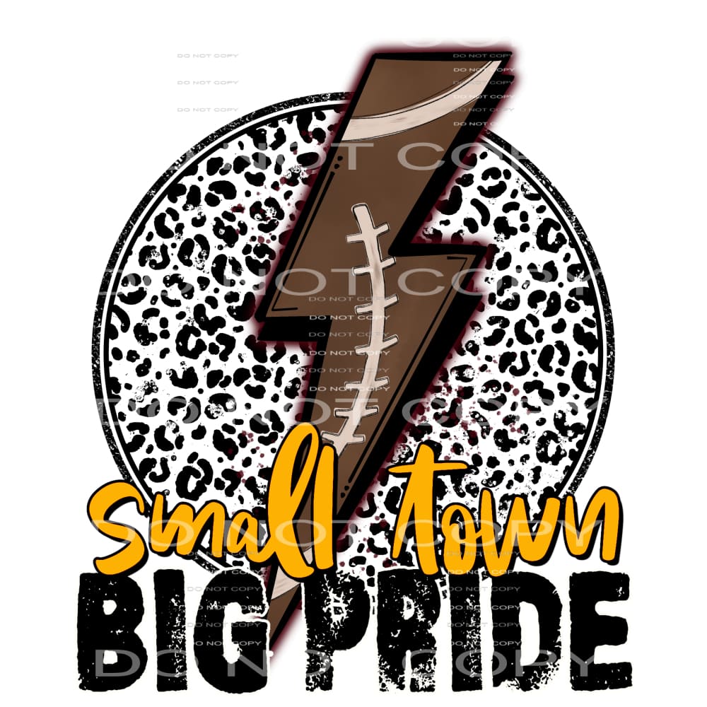 small town big pride gold #7185 Sublimation transfers - Heat
