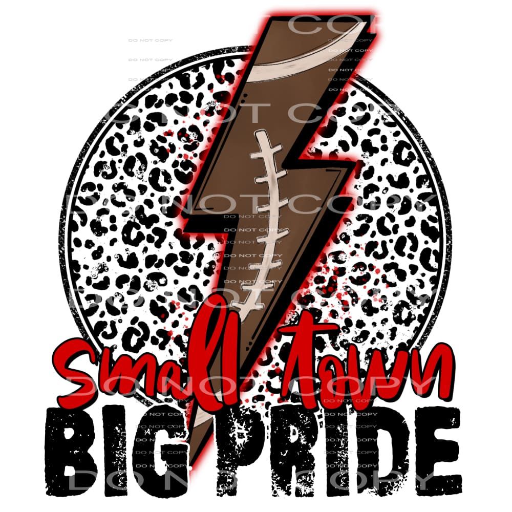 small town big pride red #7179 Sublimation transfers - Heat 