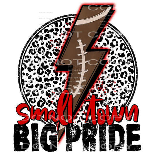 small town big pride red #7179 Sublimation transfers - Heat 