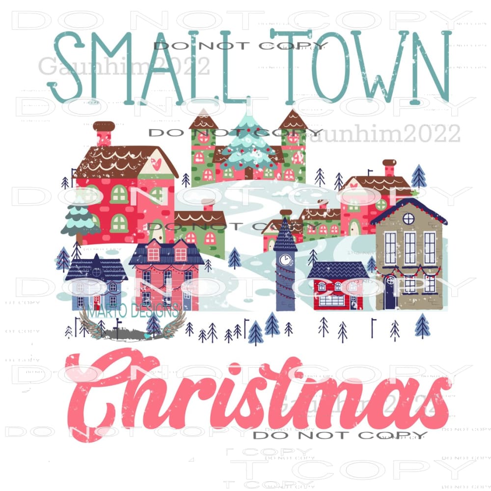 Small Town Christmas #8120 Sublimation transfers - Heat