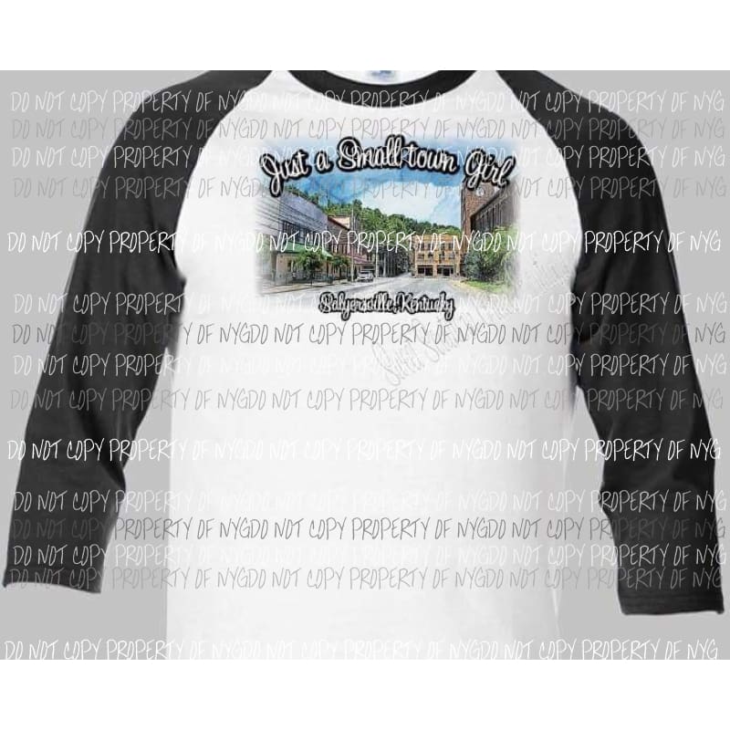 small town custom example shown sublimation transfer minimum of 6 Heat Transfer