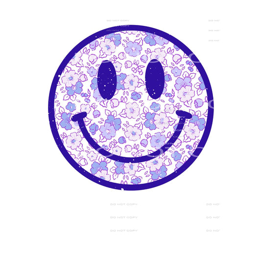 smile face retro # 8999 Sublimation transfers - Heat 