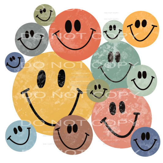 smile faces # 8822 Sublimation transfers - Heat Transfer