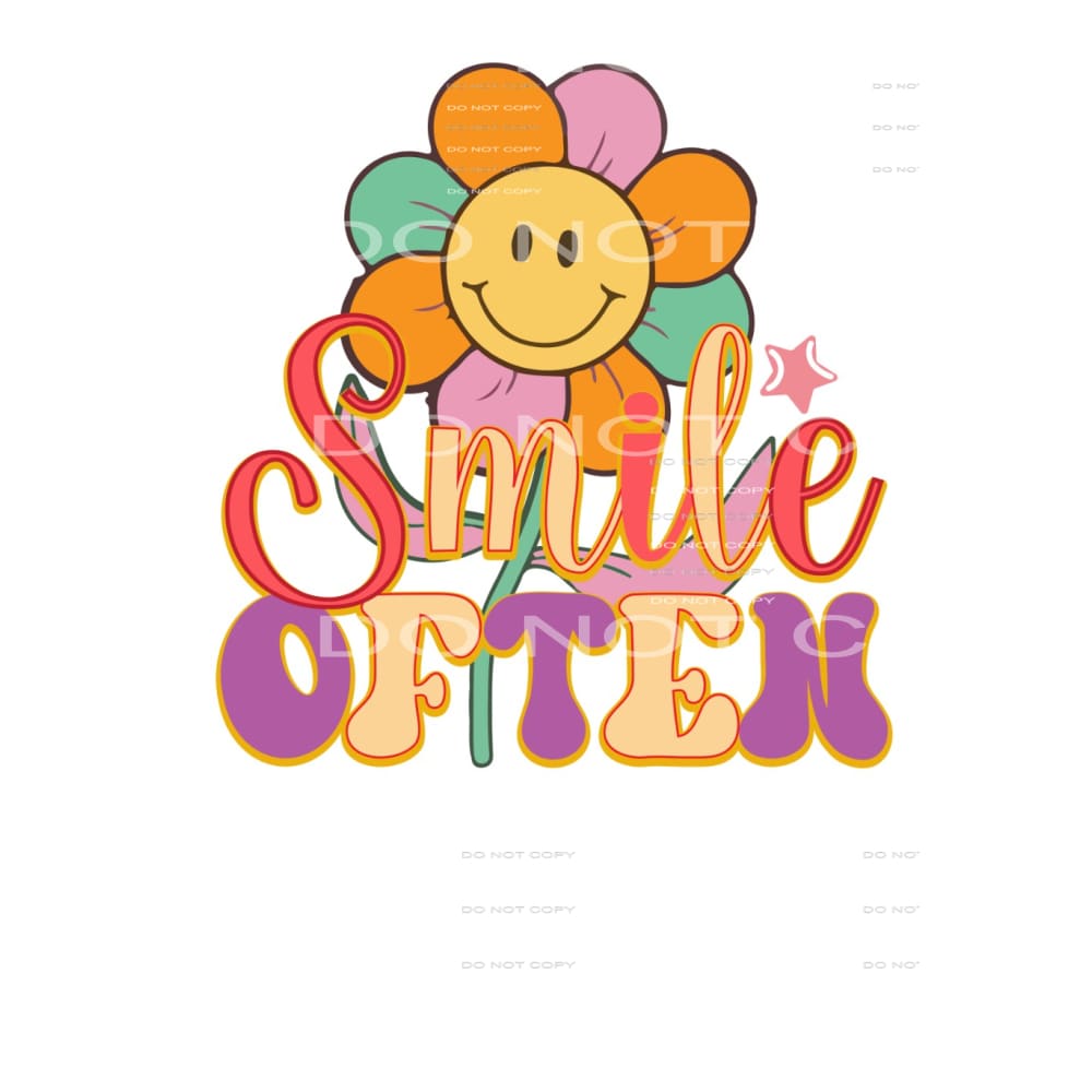 Smile Often #5218 Sublimation transfers - Heat Transfer
