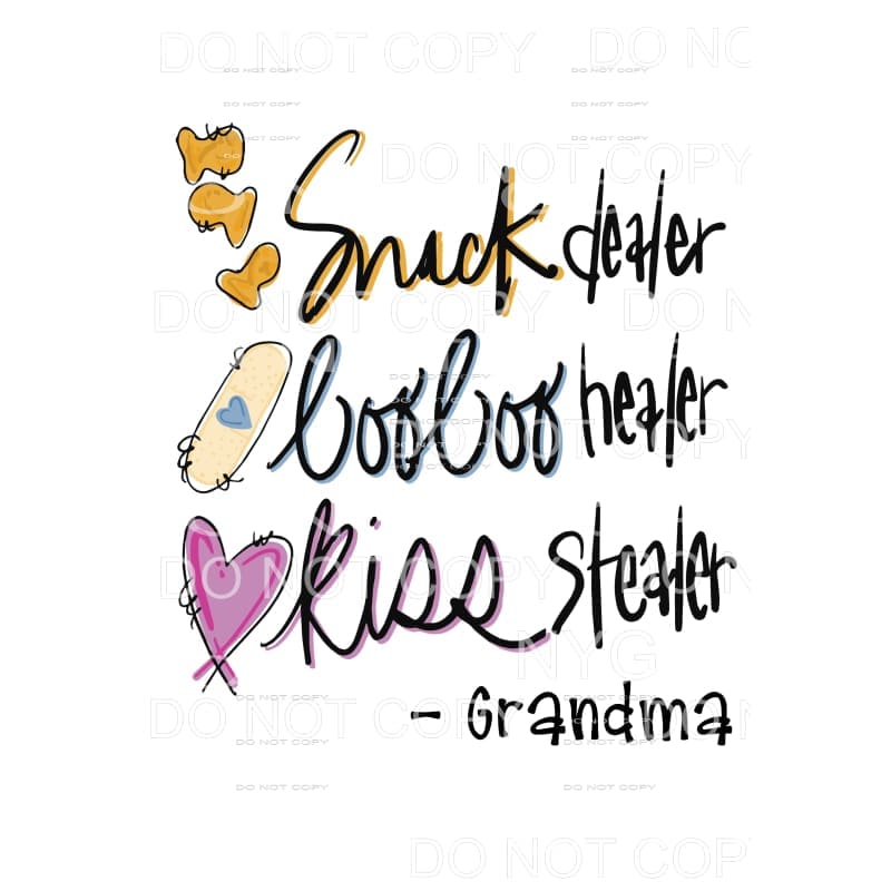 Snack dealer boo boo healer kiss stealer Mama - Mimi - Mom -