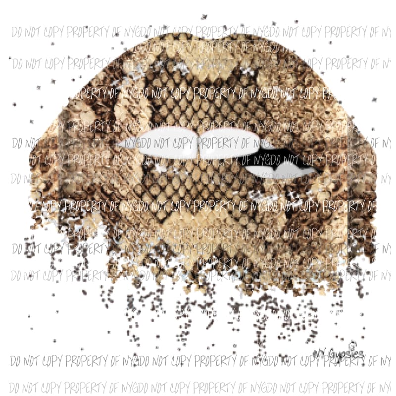 Snake Lips # 2 Sublimation transfers Heat Transfer