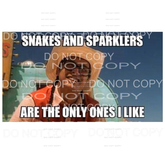 snakes and sparklers Sublimation transfers - Heat Transfer