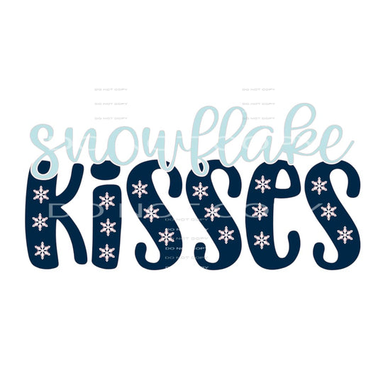 snowflake kisses #7523 Sublimation transfers - Heat Transfer