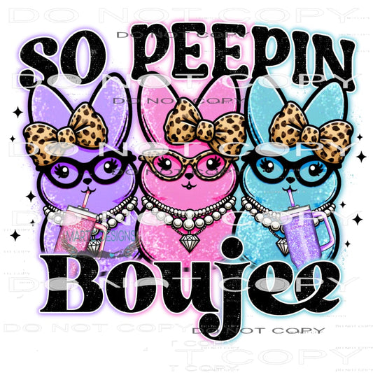 So Peeping Boujee #9440 Sublimation transfers - Heat