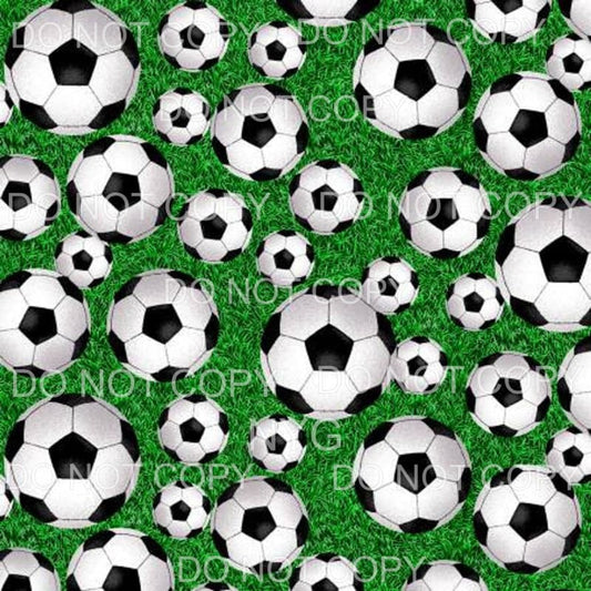 Soccer Ball Sheet Sublimation transfers - 13 x 9 inches - 