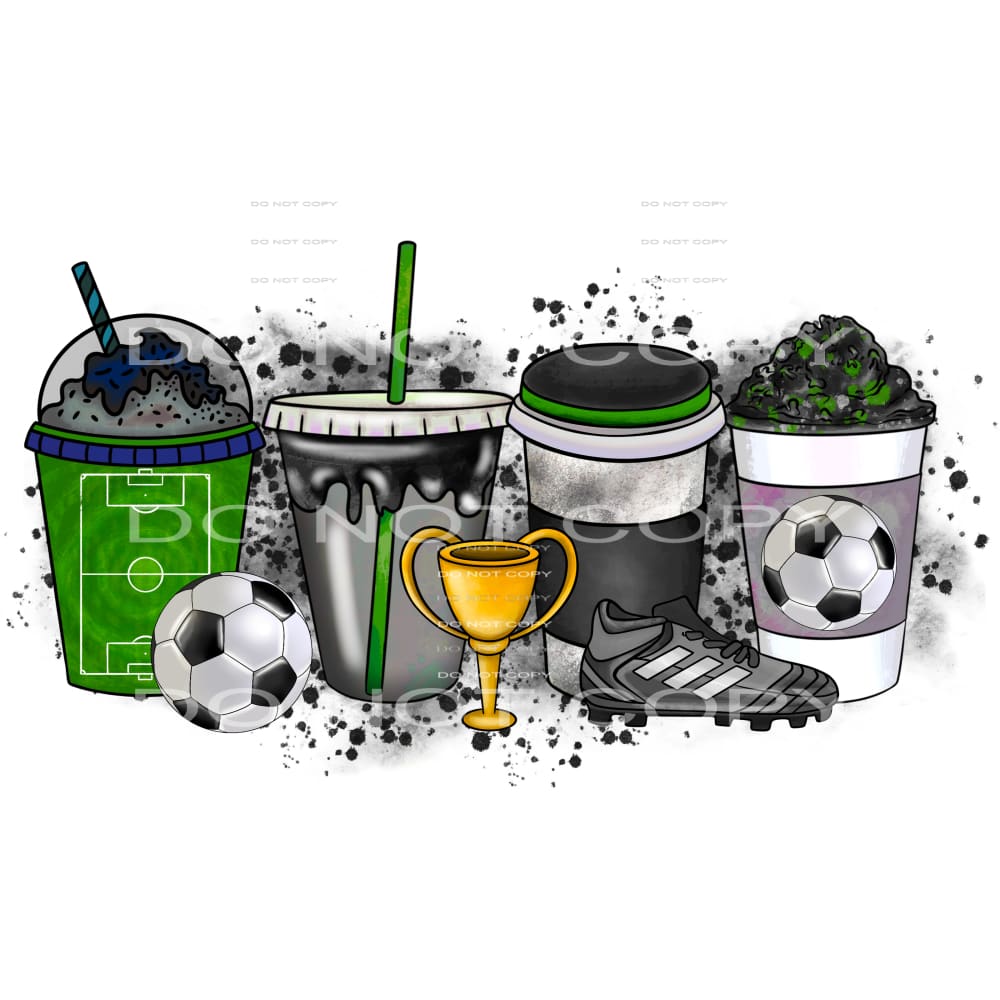 Soccer Drinks # 2107 Sublimation transfers - Heat Transfer