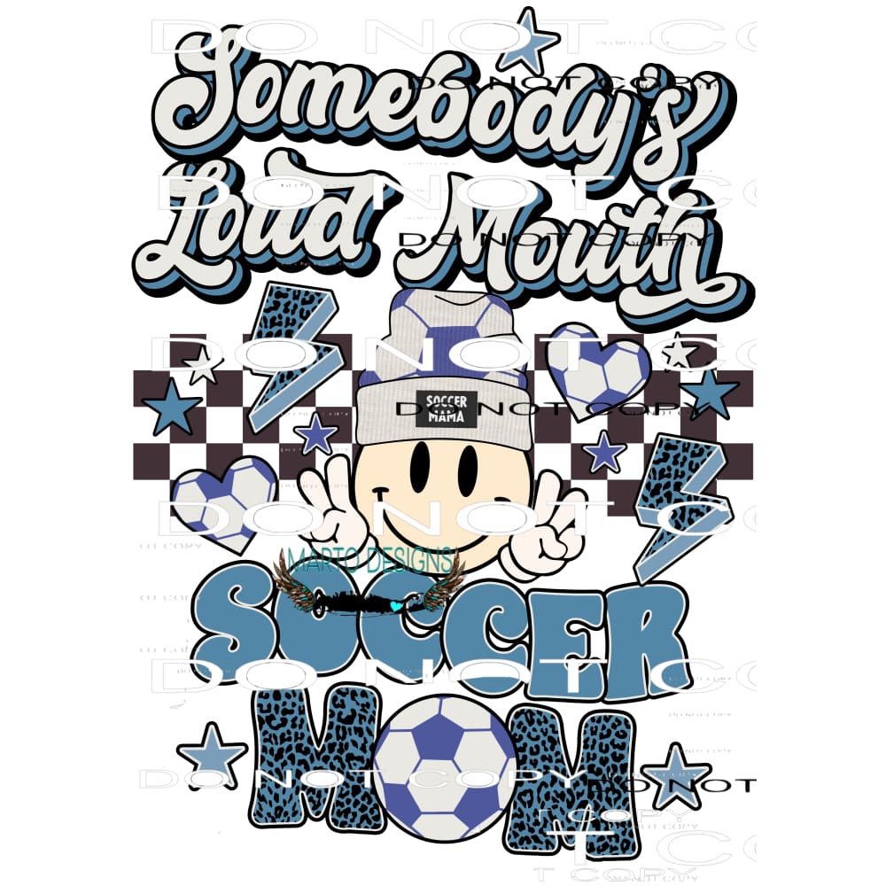 Soccer mom # 1012 Sublimation transfers - Heat Transfer