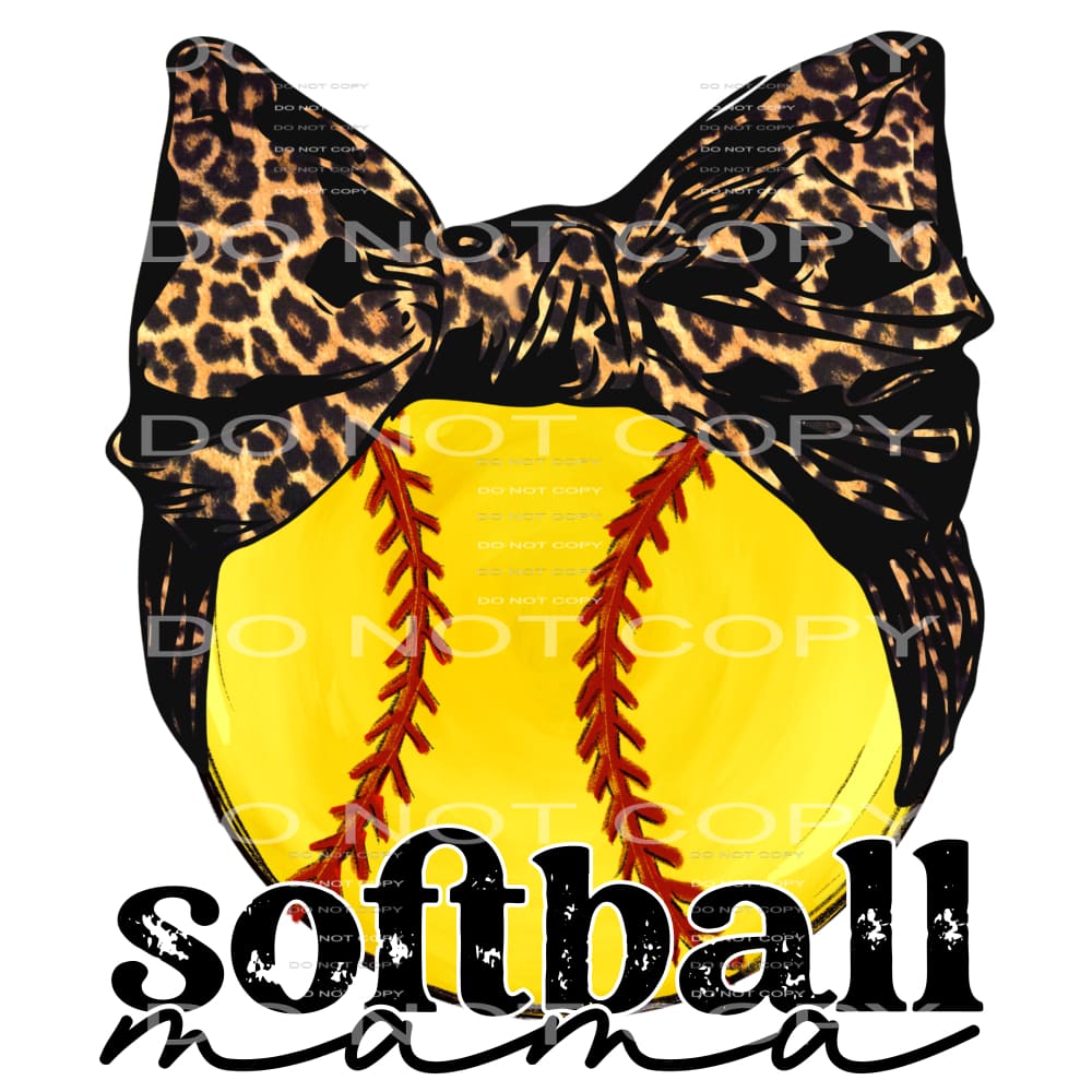 softball mama #4636 Sublimation transfers - Heat Transfer
