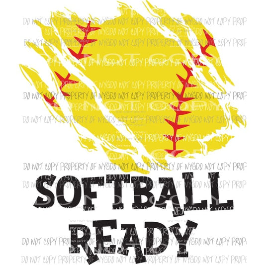 Softball Ready Sublimation transfers Heat Transfer