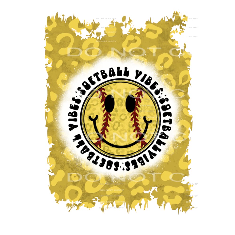 softball vibes #4711 Sublimation transfers - Heat Transfer