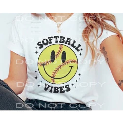 softball vibes #5048 Sublimation transfers - Heat Transfer