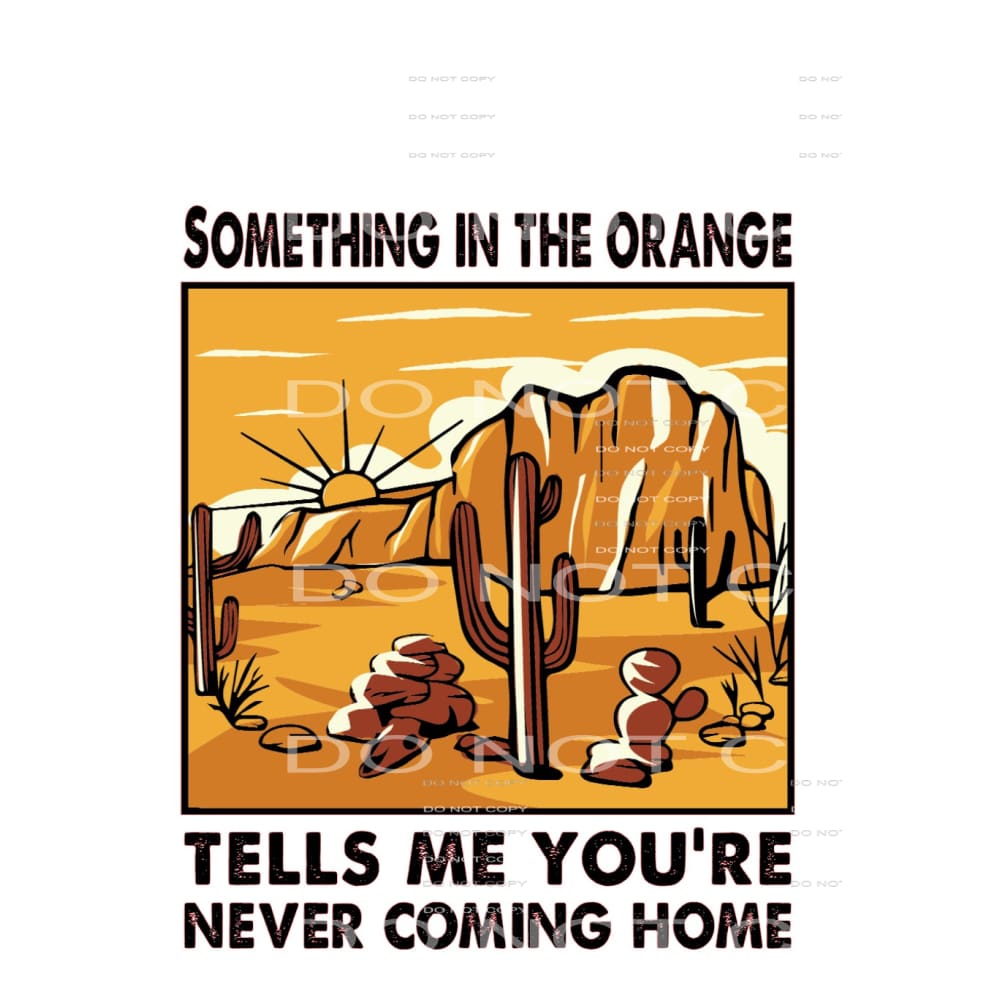 Something In The Orange... #5063 Sublimation transfers -