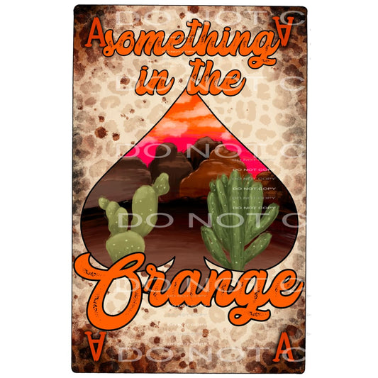 something in the orange #7202 Sublimation transfers - Heat 