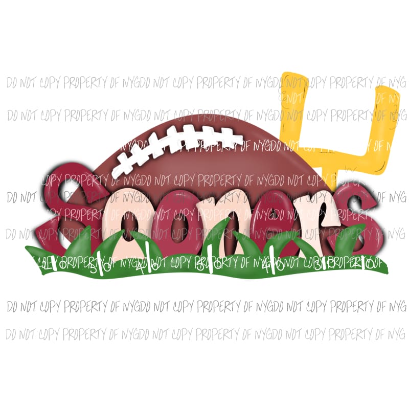 Sooners football field Oklahoma Sublimation transfers Heat Transfer