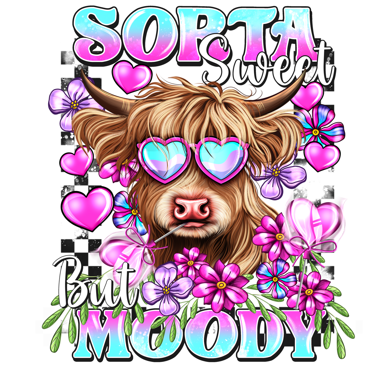 Sorta Sweet But Moody #9288 Sublimation transfers - Heat